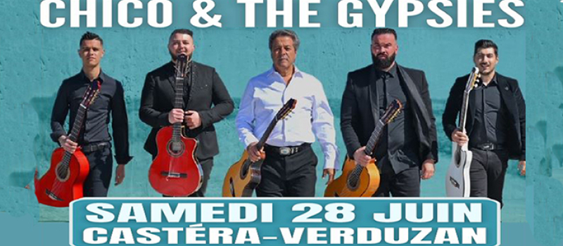 Chico & The Gypsies sur la pelouse Castéroise
