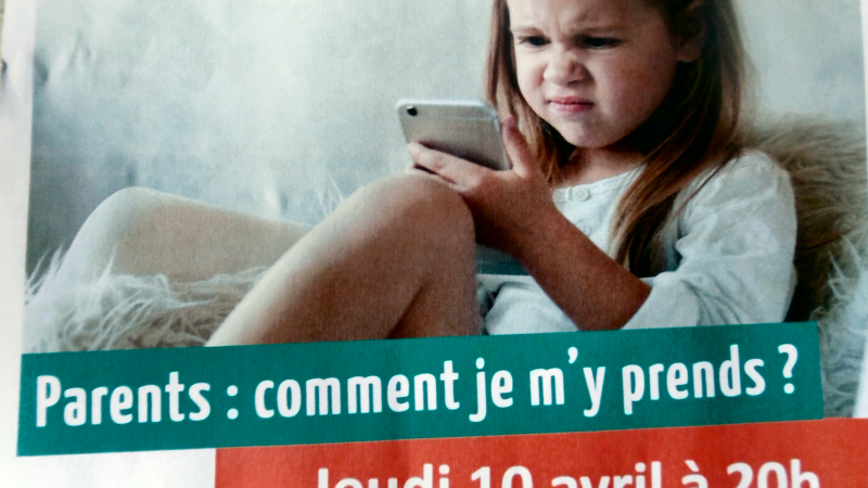 Soirée pour les parents sur la thématique des écrans