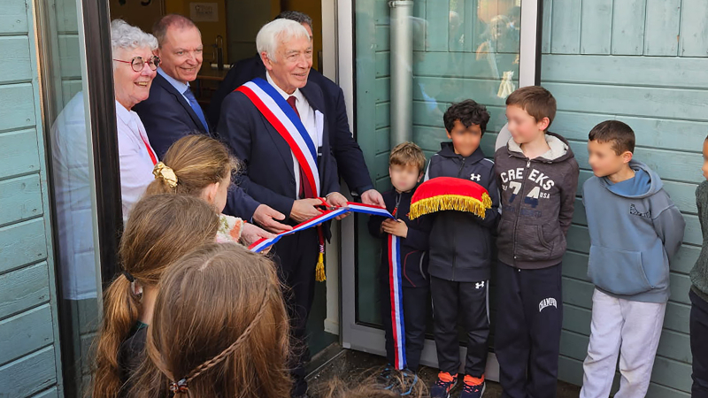 Inauguration de la cuisine centrale à L'Isle-Jourdain.
