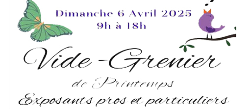 vide grenier de printemps