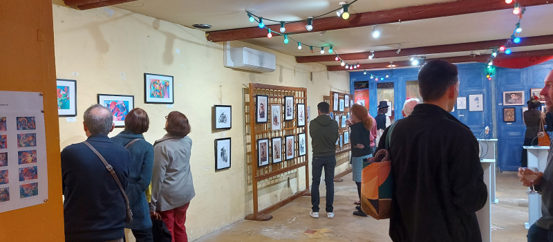 A la Maison Bleue, une exposition "Les palettes de couleurs des métissages" à découvrir !