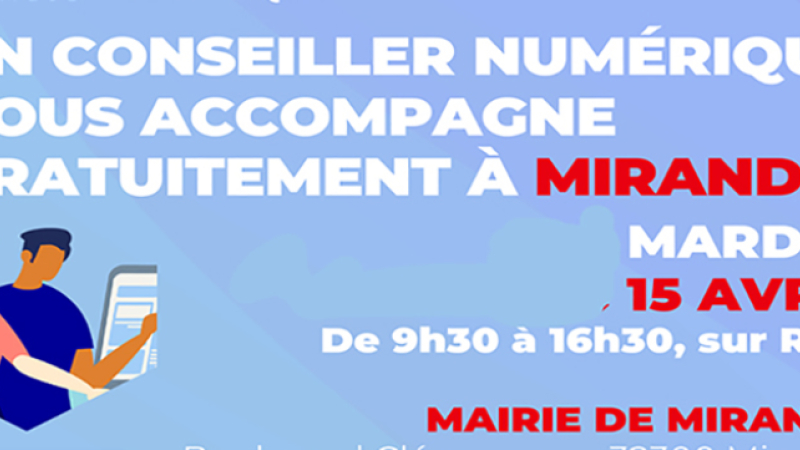Un conseiller numérique a votre écoute