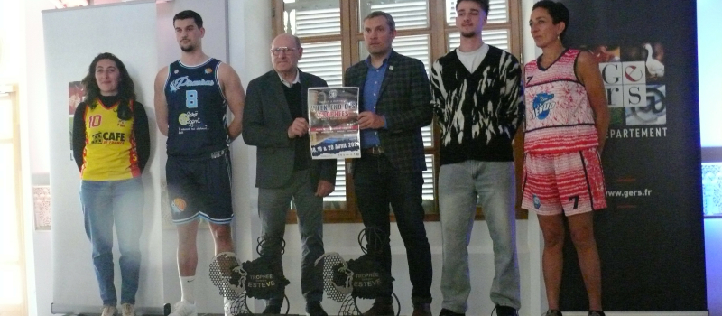 Le Conseil départemental du Gers met à l’honneur les finalistes du Trophée Georges Estève de basket