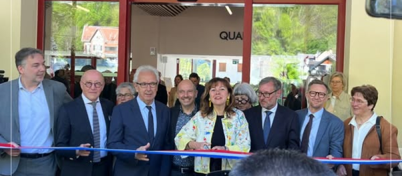 Carole Delga, a eu le plaisir d’inaugurer la gare de Luchon,