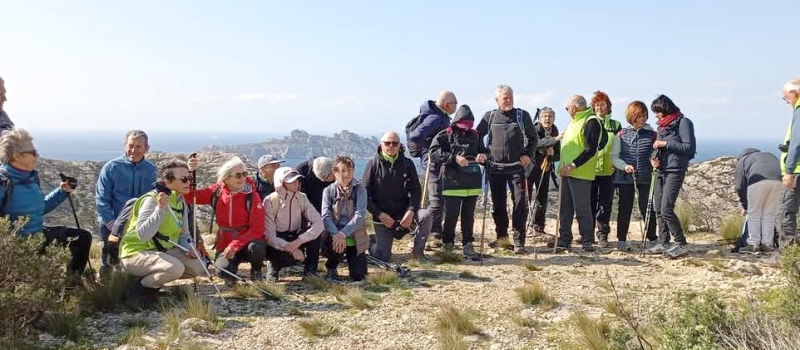 Les Caminaïres en vadrouille dans les Calanques !