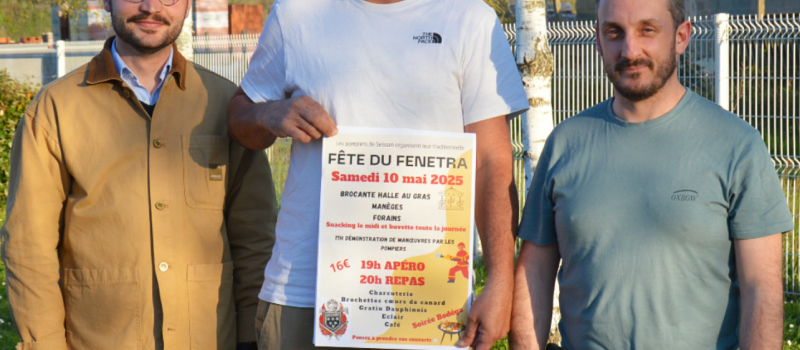 Fête du Fenetra avec l'Amicale des  pompiers de Seissan