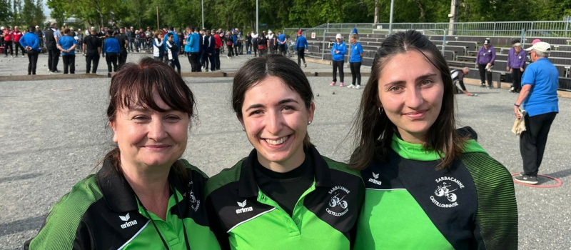 Club de pétanque de Castillon :  belle performance des filles  !