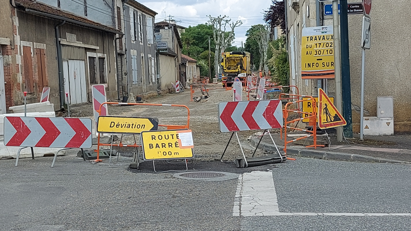 Travaux route d'Eauze: deux interruptions à l'occasion des festivités