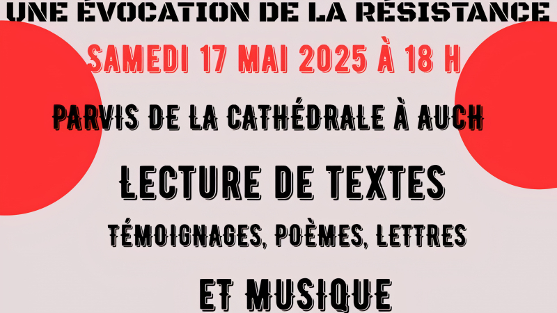 Auch: Evocation de la résistance place de la cathédrale