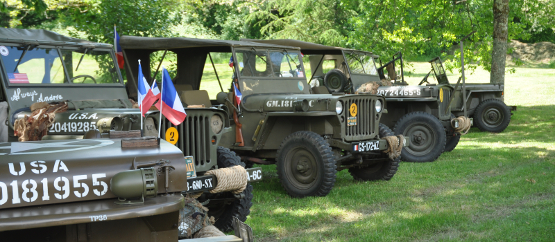 Le Jeep Club se rend à Cazaubon pour célébrer le 8 mai