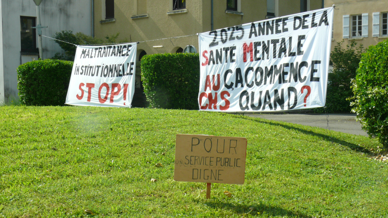 Hôpital psychiatrique : le conflit se durcit entre direction et les grévistes