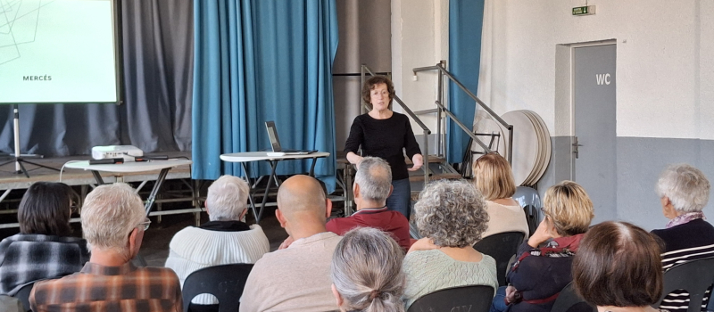 Anne-Pierre Darrées a présenté sa conférence
