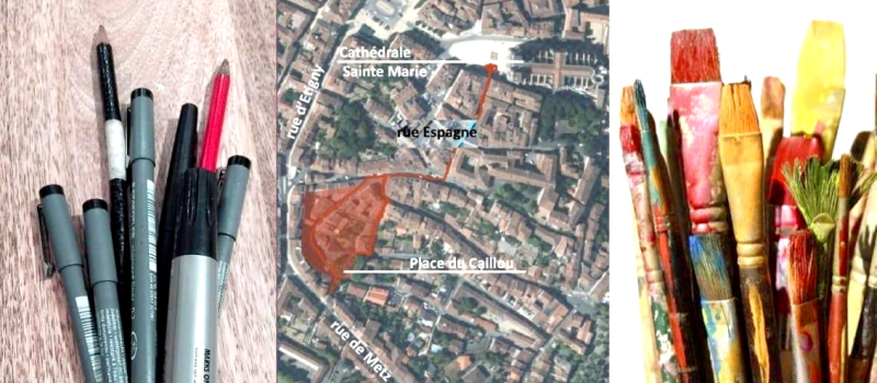 Résultat du concours de dessin " Je peins je dessine mon patrimoine depuis le  Caillou "