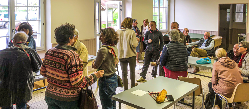 Le café du dimanche matin à Bouzon-Gellenave le 25 mai 2025