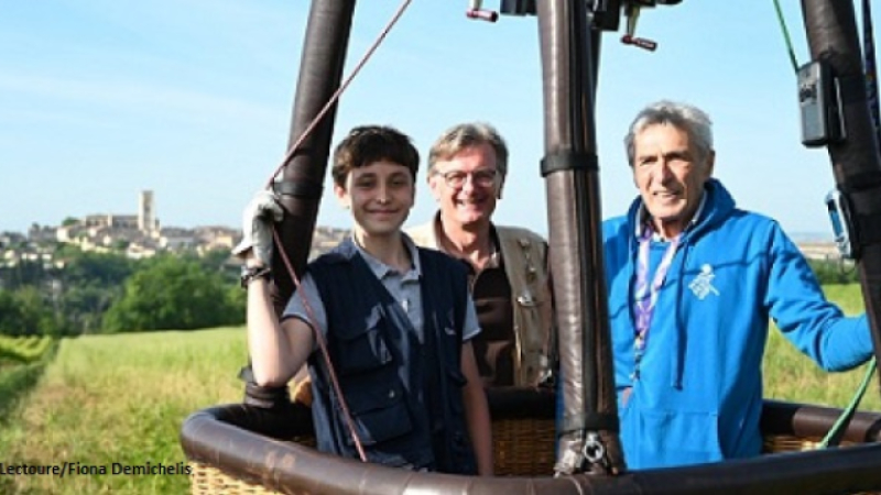 Lucas Larrieu est pilote breveté de Montgolfière à 16 ans
