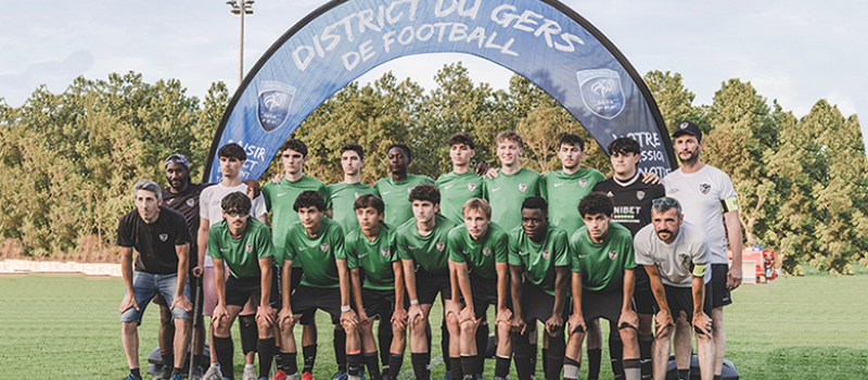 Les U17 de l'Entente Gers Foot Sud l'exploit