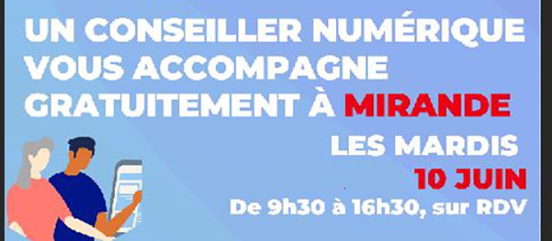 Un conseiller numérique à votre service