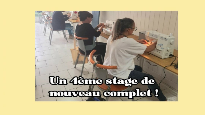 Quatrième stage technique "Je découvre la couture"