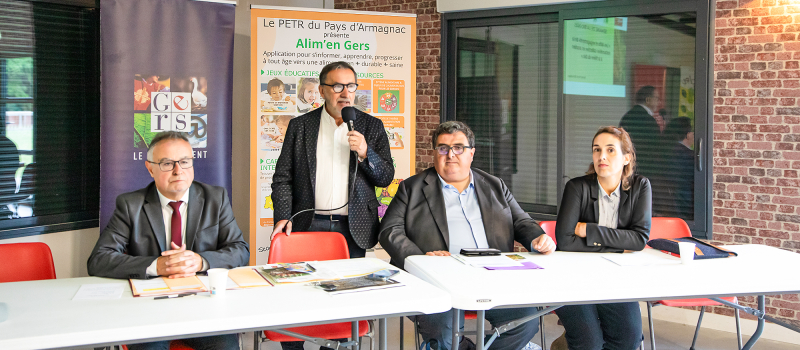 Nogaro: les collectivités de la Région et du Gers soutiennent le bio par la restauration collective