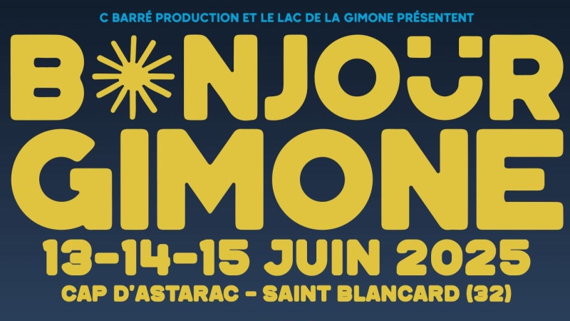 Le Festival Bonjour Gimone revient pour une 3e édition festive et aquatique du 13 au 15 juin 2025