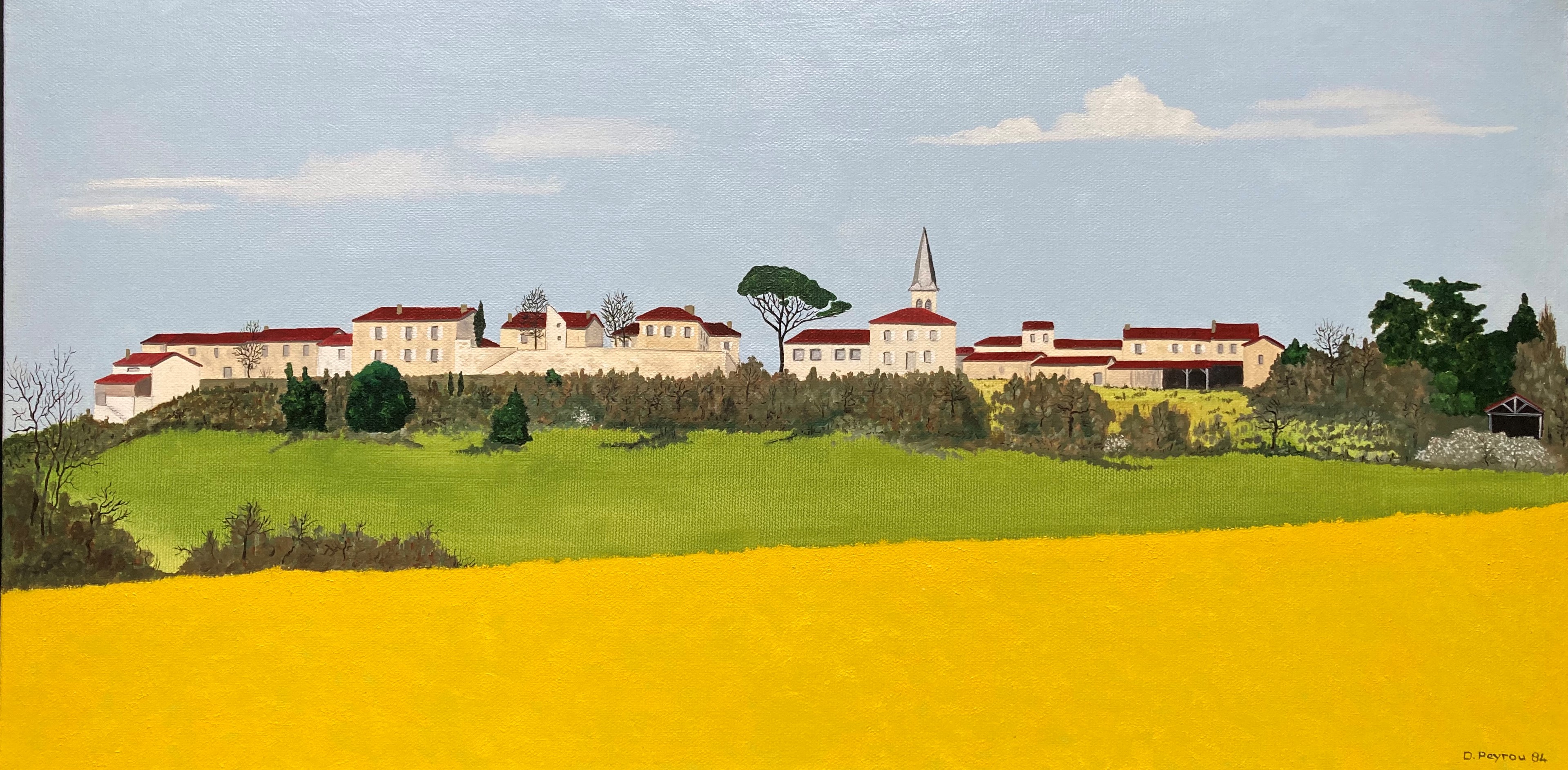 D.PEYROU Le village de Roques.JPG