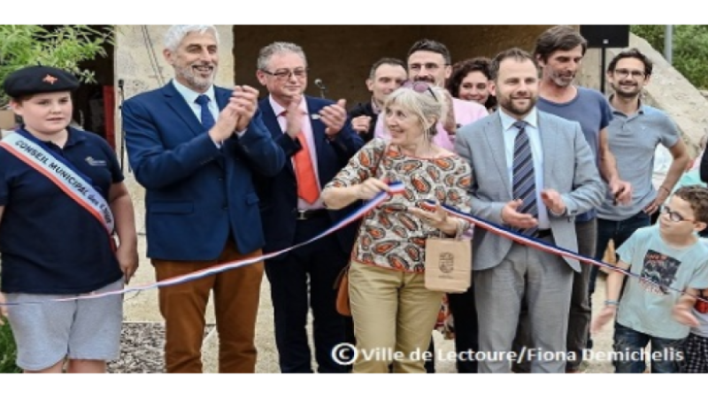 Inauguration du jardin "deu hountanèr"