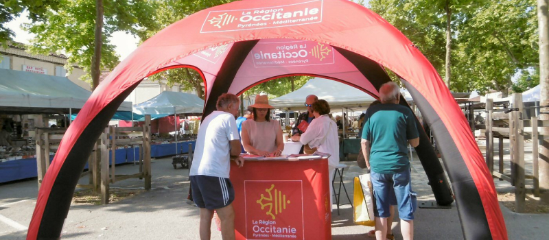 La Région Occitanie était sur le marché