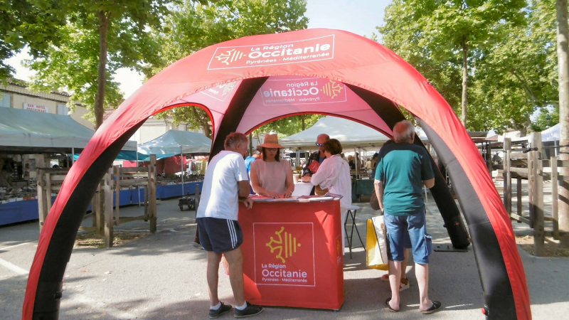 La Région Occitanie était sur le marché