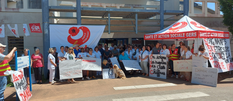 Grève à l'hôpital de Vic-Fezensac: négociations satisfaisantes mais mouvement maintenu en attendant la signature du protocole