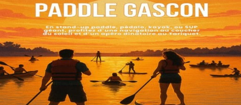 Paddle Gascon – Tous les jeudis soirs cet été