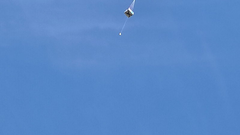 Un ballon dans la strastosphère / les éléves de CM1-CM2 de l'Ecole Paul Bert de L'Isle-Jourdain s'envolent avec la science.
