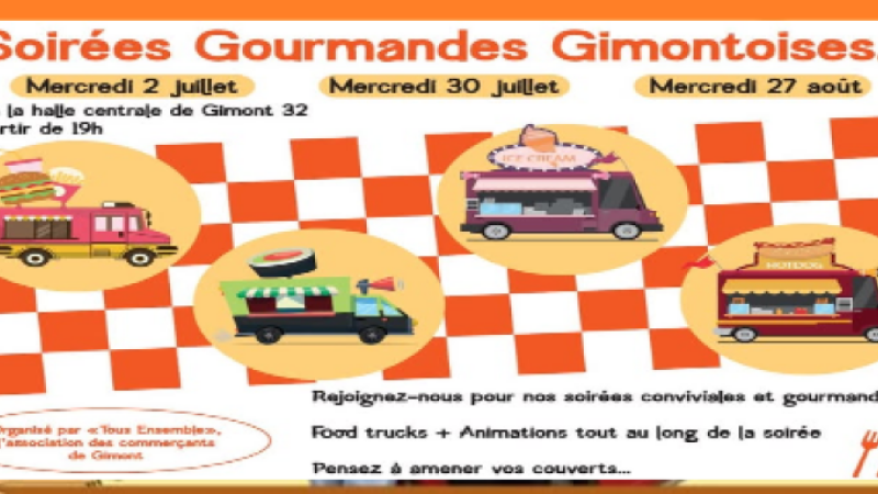 Les Soirées Gourmandes de Gimont sont de retour !