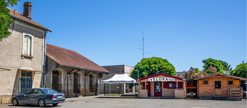 L'Office de tourisme de Nogaro s'installe pour l'été au vélorail