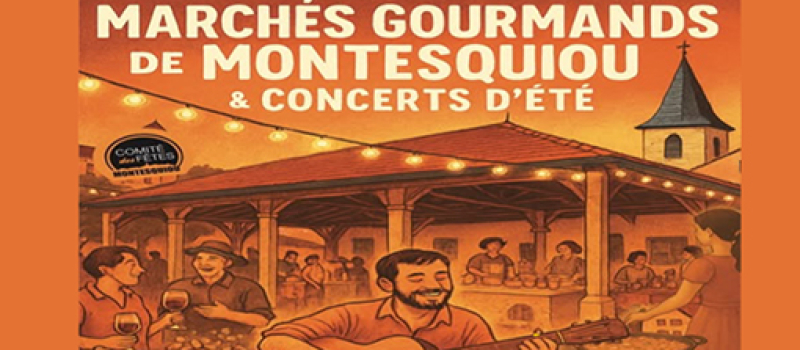 Marché gourmand et swing et jazz manouche