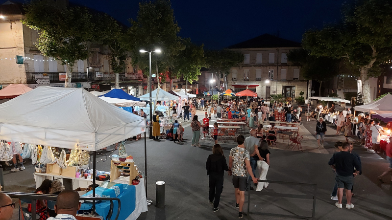 Premier marché de nuit ce mercredi !