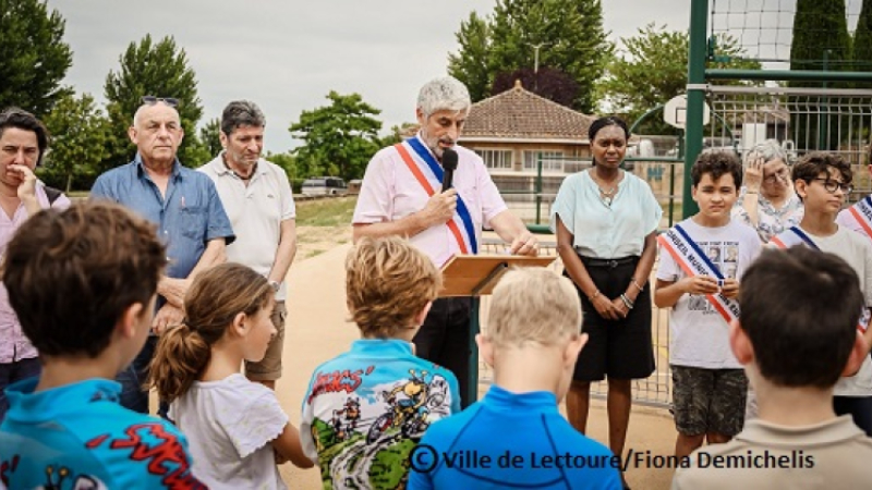 Inauguration du City-stade, un équipement pour les jeunes