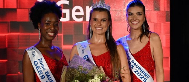 Nina Pourquéry a été élue Miss Gers 2025 à Lectoure