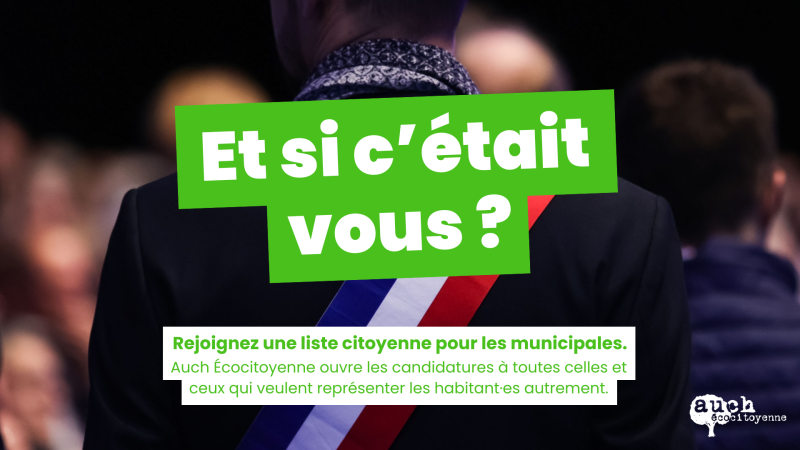 Municipales : Écocitoyenne invite les habitants à candidater pour rejoindre sa liste citoyenne