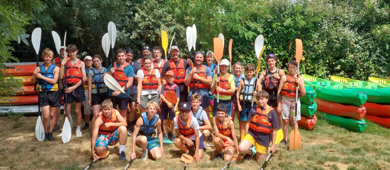 Le club VTT de Beaucaire termine l'année les pieds dans l'eau