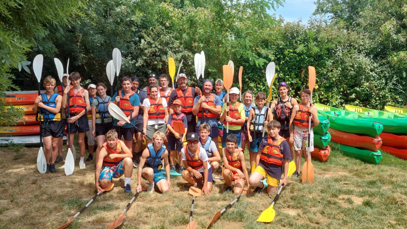 Le club VTT de Beaucaire termine l'année les pieds dans l'eau