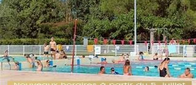 La piscine intercommunale change ses d'horaires