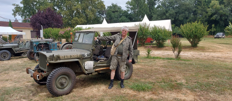 Un passionné de Jeep à la radio mercredi