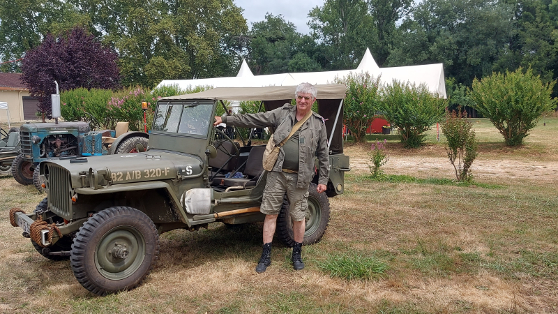 Un passionné de Jeep à la radio mercredi