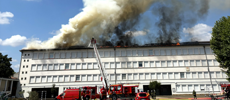 Fleurance: Incendie au collège Hubert Reeves, le département du Gers pleinement mobilisé pour assurer la rentrée scolaire de septembre