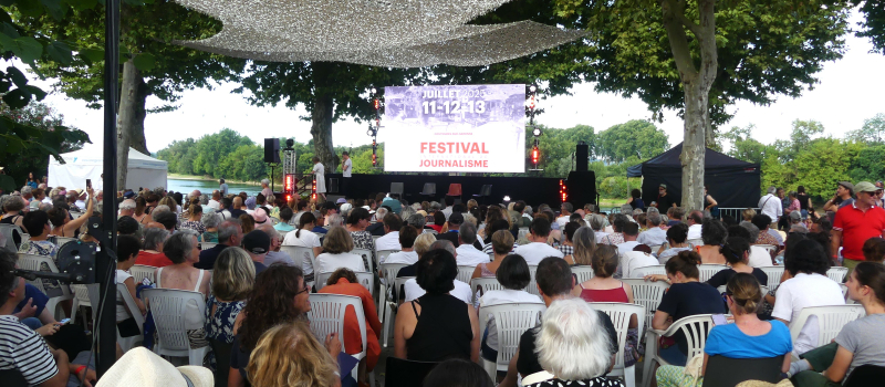 Le Festival international de journalisme 2025 c’était à Couthures-sur-Garonne du 11 au 13 juillet