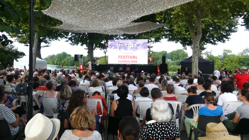 Le Festival international de journalisme 2025 c’était à Couthures-sur-Garonne du 11 au 13 juillet