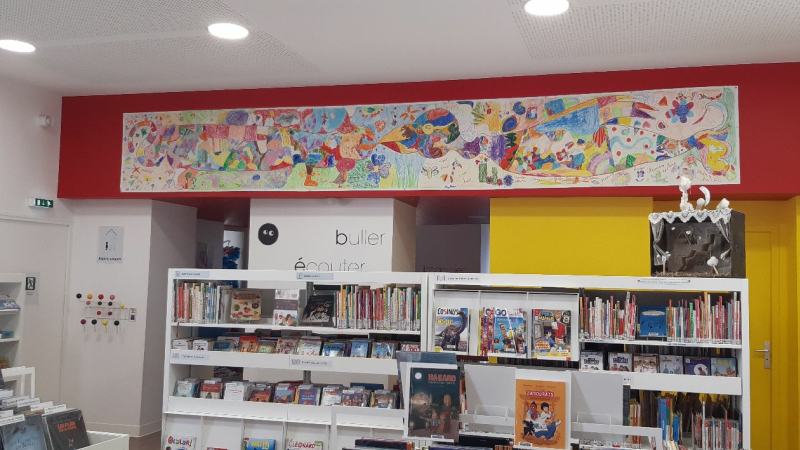 Le Grand Dessin à la  Médiathèque sous la houlette de Valérie Dumas
