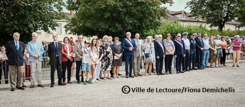Cérémonie du 14 juillet et remise des Palmes académiques à Philippe Blancquart