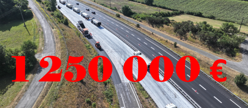 Le Département modernise la N124 à l’Isle-Jourdain