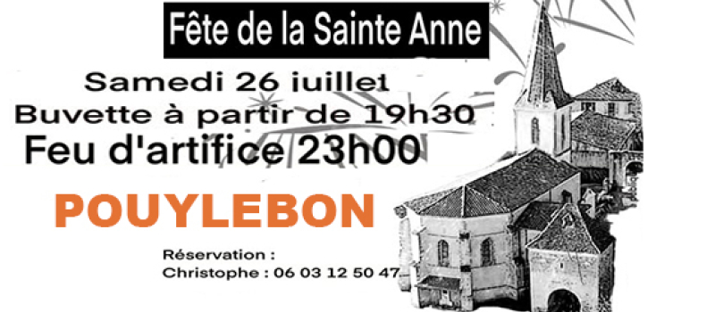 La Sainte Anne ça se fête aussi